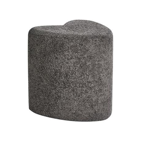 Beliani Pouf aus Chenillegewebe Skandinavisch SCOTIA  