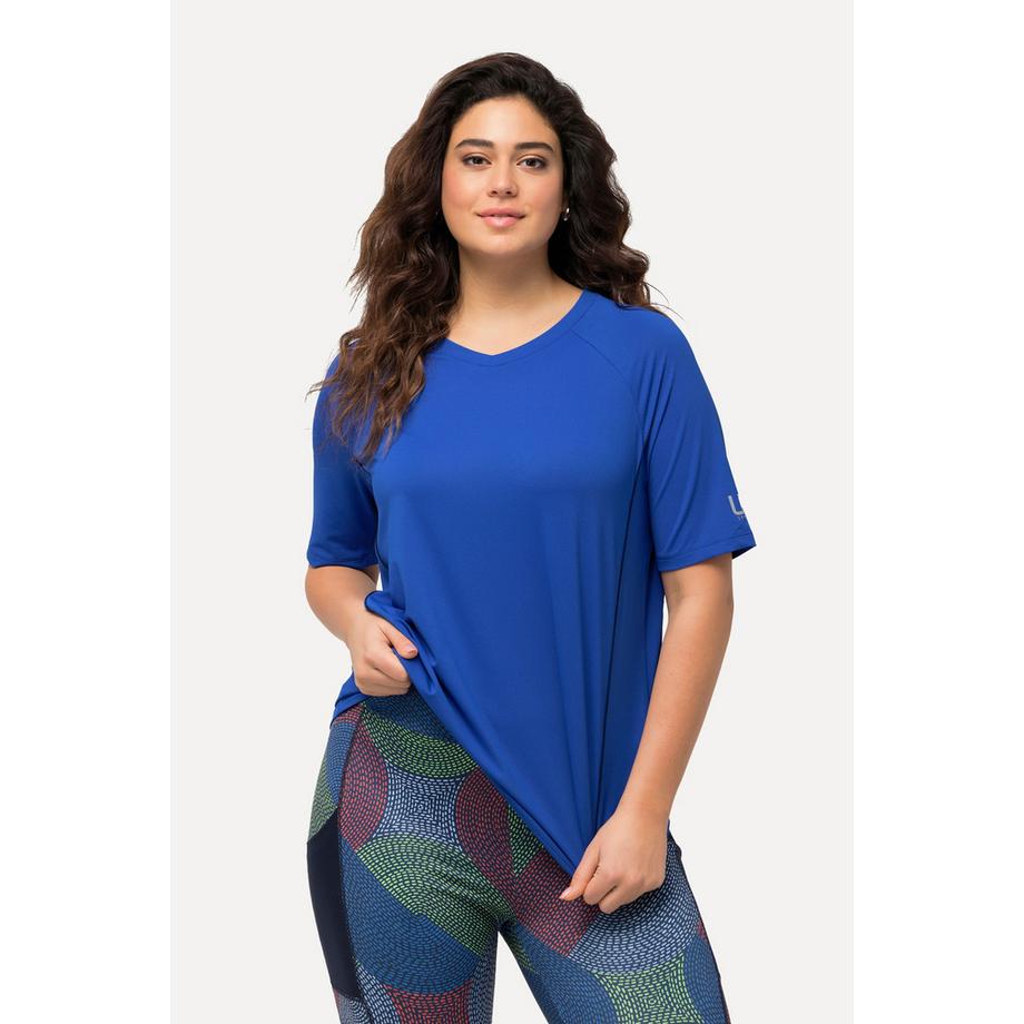 Ulla Popken UV-Schutz 50+ V-Ausschnitt Halbarm T-Shirt  