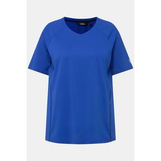 Ulla Popken  T-Shirt, UV-Schutz 50+, V-Ausschnitt, Halbarm 