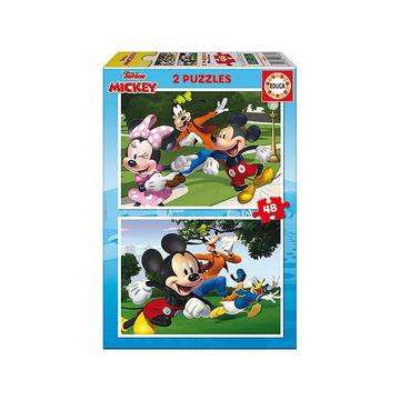 Puzzle Mickey und Freunde (2x48)