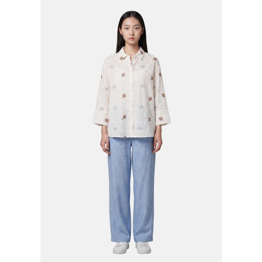 Chiara Ferretti Blouse brodée fleurie  