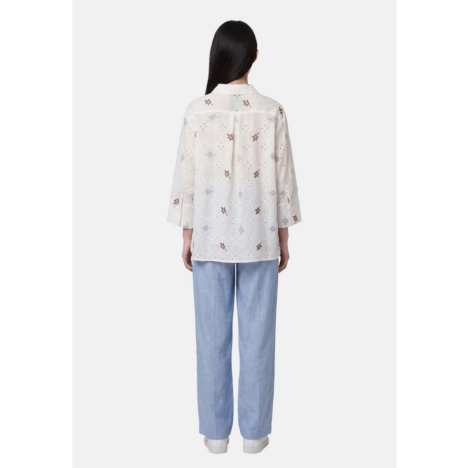 Chiara Ferretti Blouse brodée fleurie  