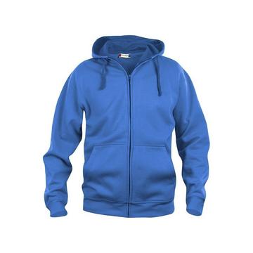 Basic Hoodie mit durchgehendem Reißverschluss