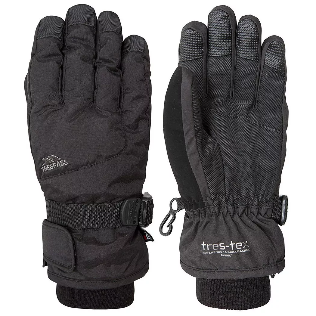 Trespass - SkiHandschuhe Ergon II, 5-7A, Nero