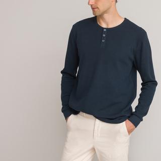 La Redoute Collections Langärmeliges Henley Oberteil  
