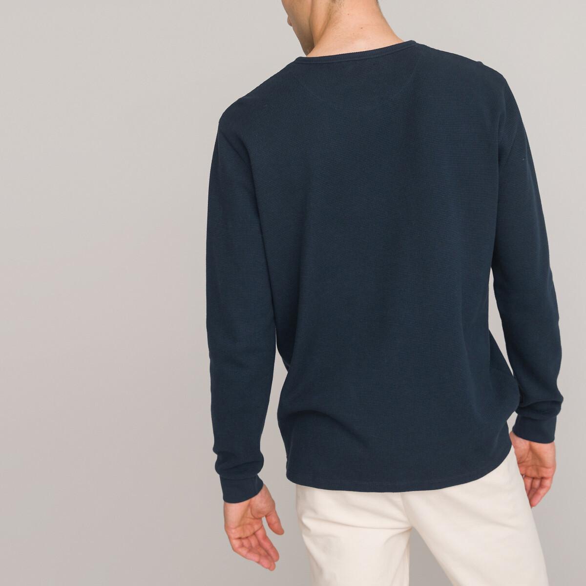 La Redoute Collections Langärmeliges Henley Oberteil  