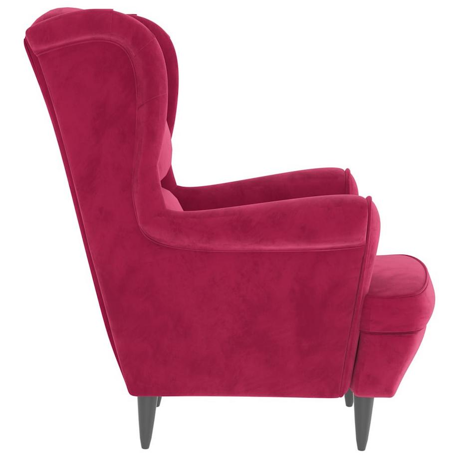 VidaXL Fauteuil velours  