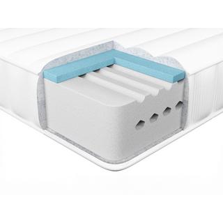 Beliani Matelas en mousse de gel en Polyester HAPPINESS - Dur  