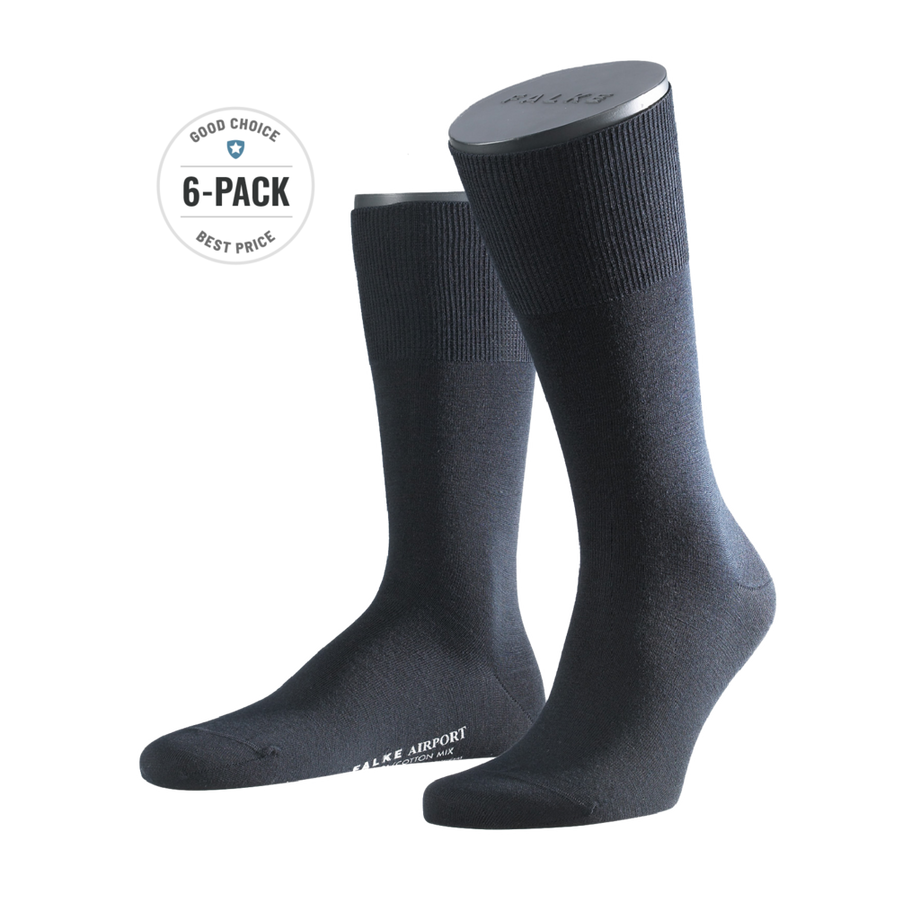 6-Pack Airport Socks Wool