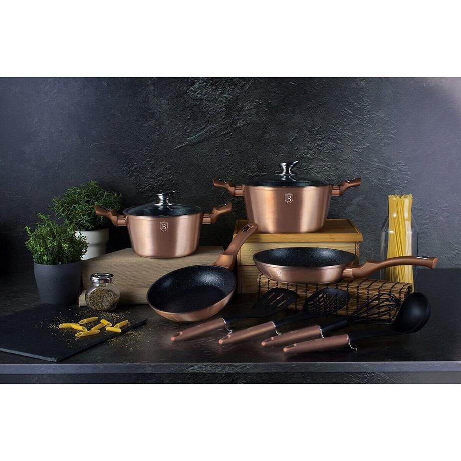 Berlinger Haus 10-teiliges Kochgeschirr-Set Rose Gold Edition  
