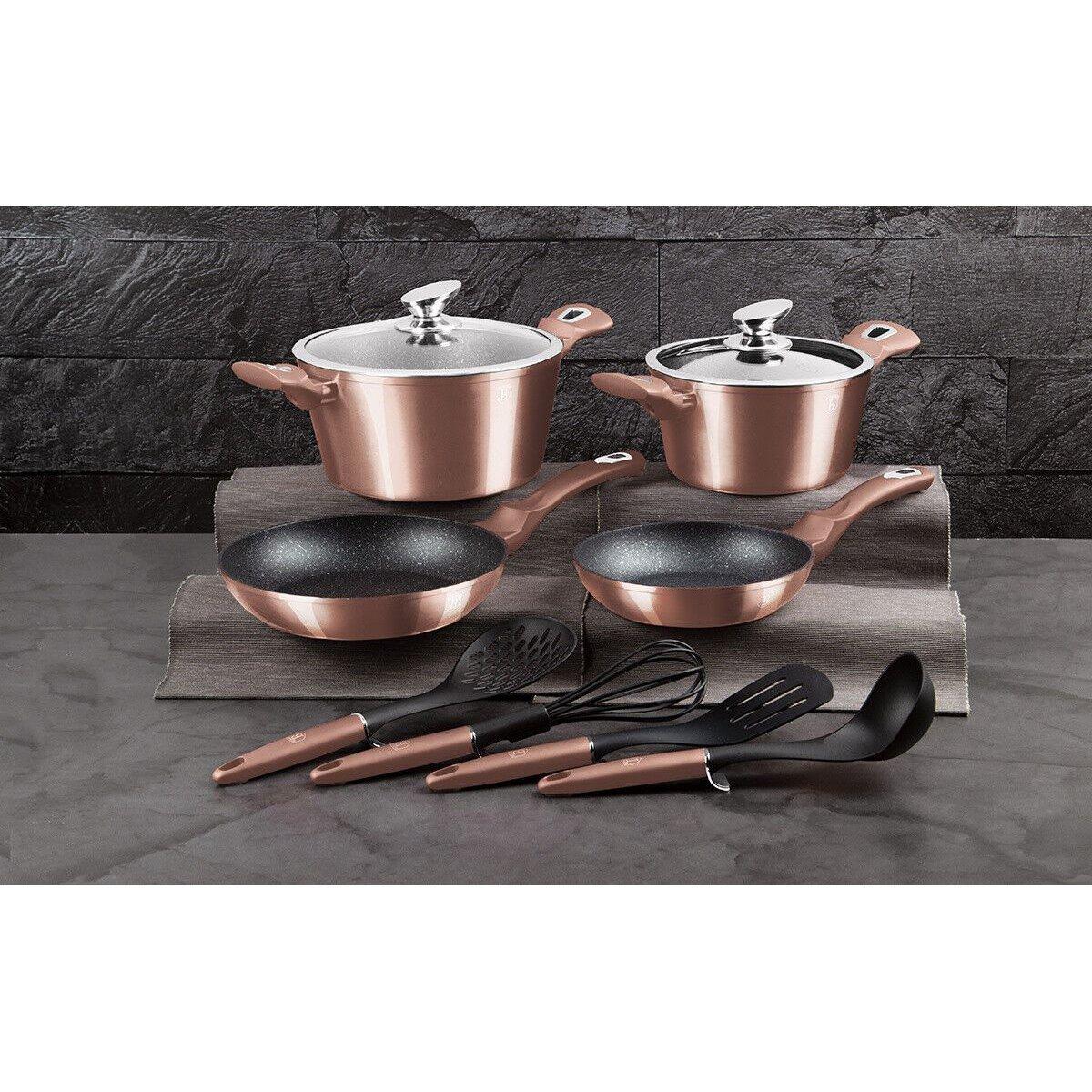 Berlinger Haus 10-teiliges Kochgeschirr-Set Rose Gold Edition  