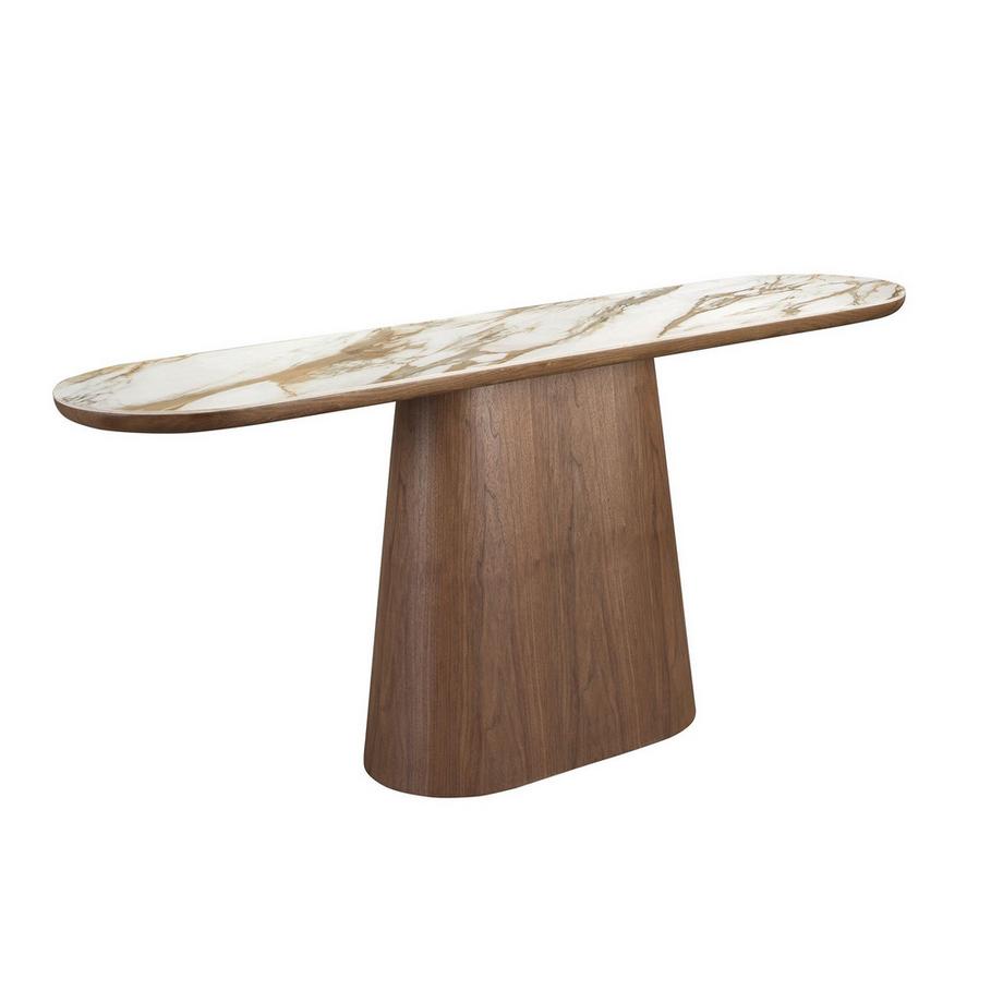 Consolle ovale semicircolare
