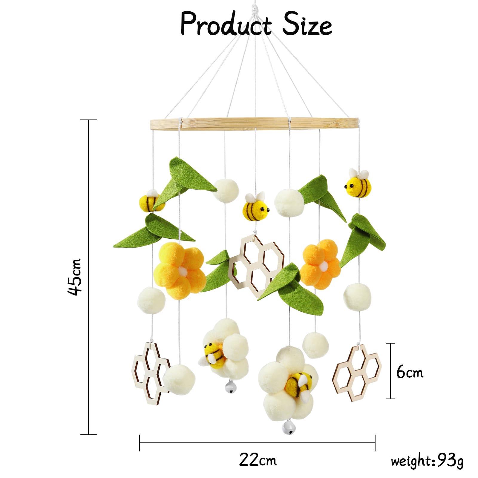 Activity-board  Baby-Mobile aus Holz für das Babybett, Windspiel für die Kinderzimmerdekoration 