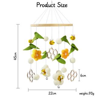 Activity-board  Baby-Mobile aus Holz für das Babybett, Windspiel für die Kinderzimmerdekoration 