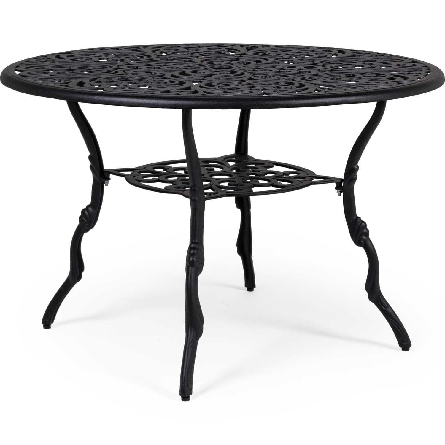 mutoni Table de jardin ronde Victoria 110x110 anthracite  