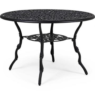 Table de jardin ronde Victoria 110x110 anthracite