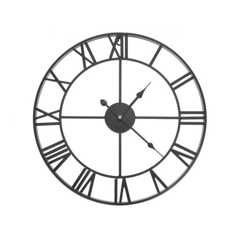 eStore Horloge Murale Rétro - Noir  