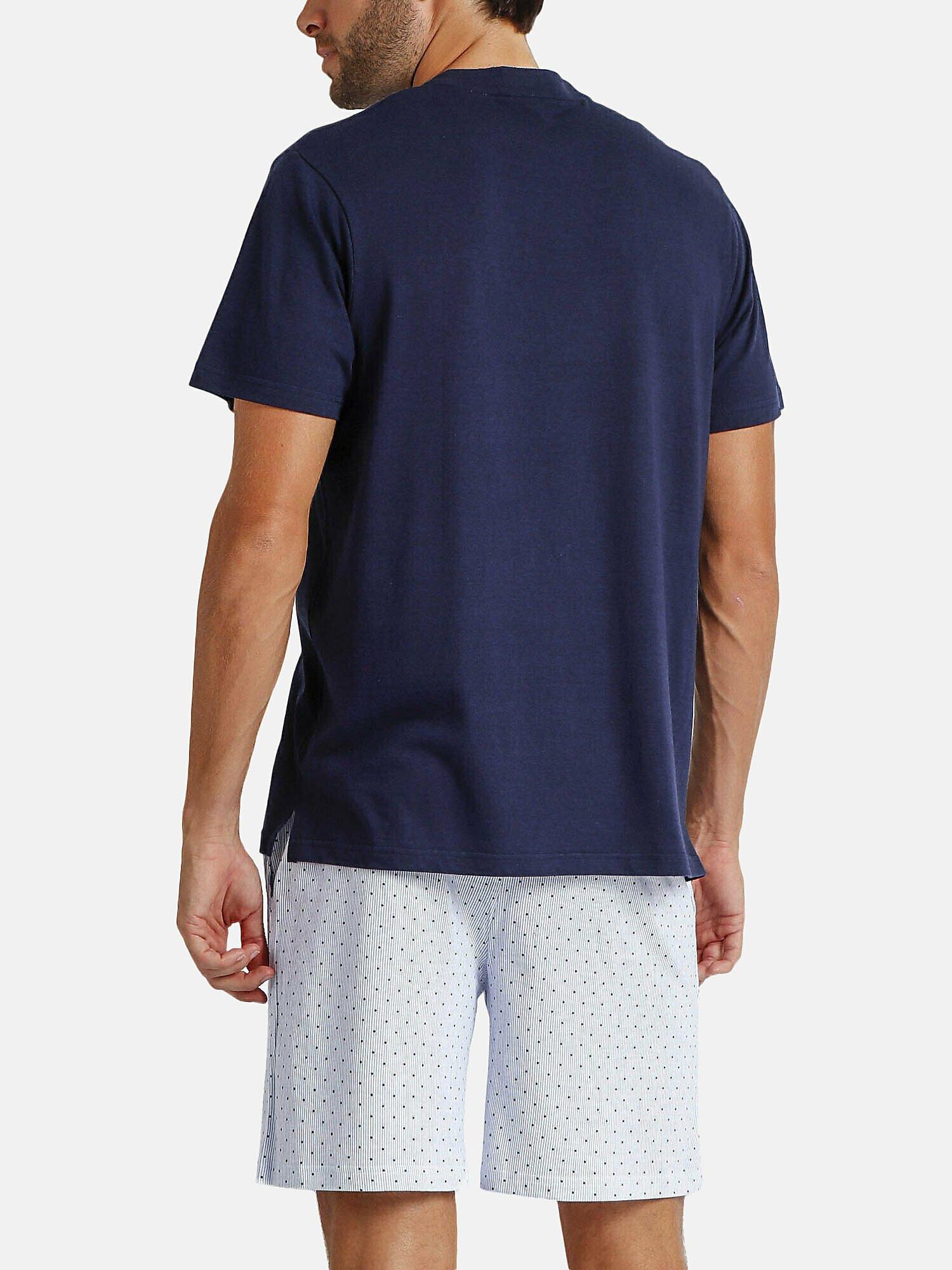 Admas  Pyjama short t-shirt Stripes And Dots 