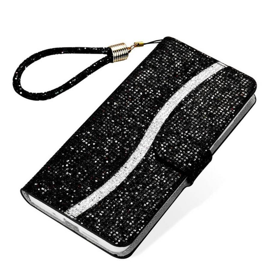 Cover-Discount  iPhone 14 Plus - Glitter Leder Etui 