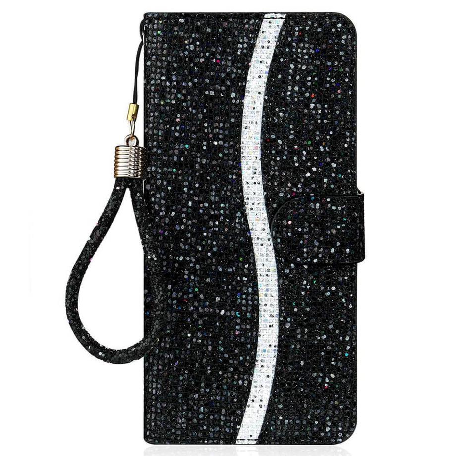 Cover-Discount  iPhone 14 Plus - Glitter Leder Etui 