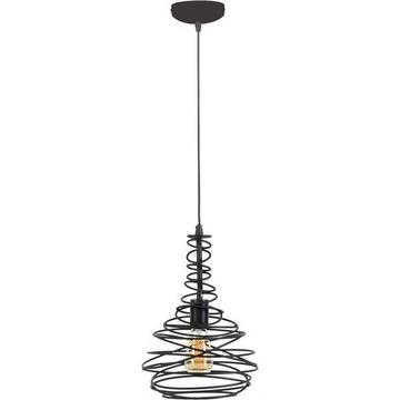 Lampe suspendue 1x 25x25 cône pivotant noir