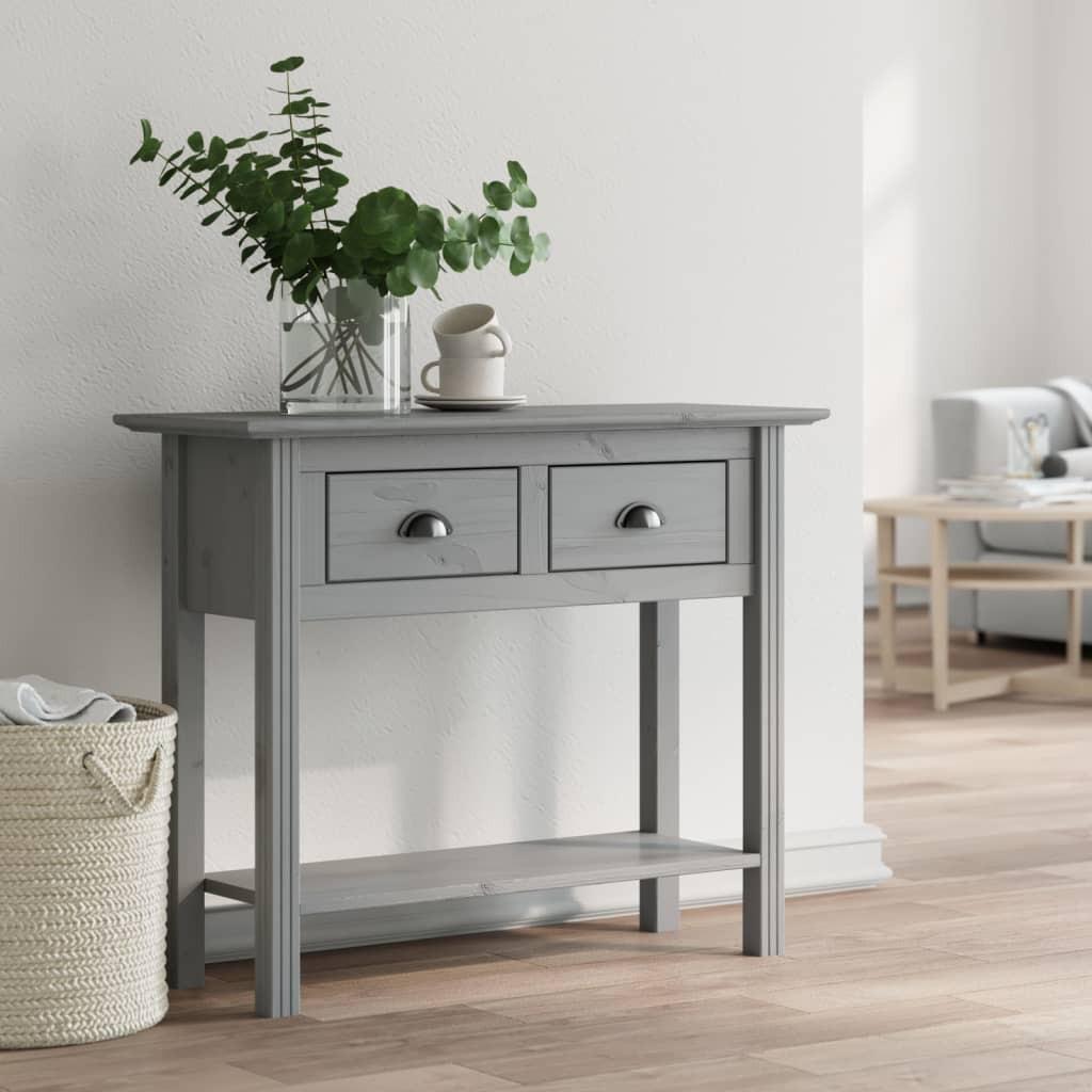 VidaXL Table console bois de pin  