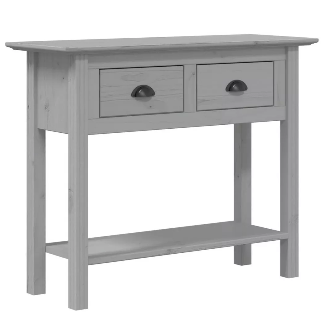 VidaXL - Konsolentisch kiefernholz, One Size, Grau