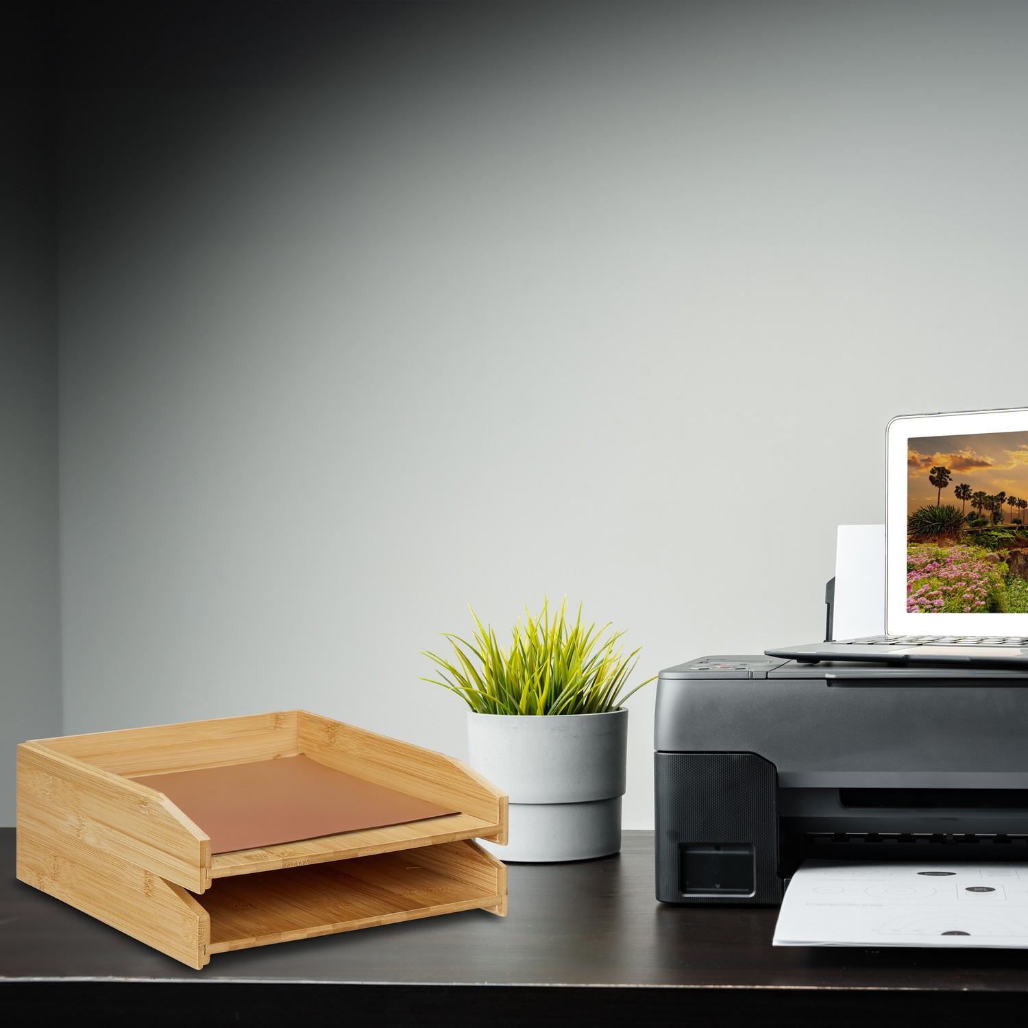 B2X Stapelbare Briefablage, 2er-Set  