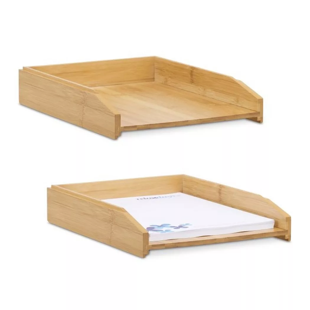 B2X – Stapelbare Briefablage, 2er-Set, 28X35CM
