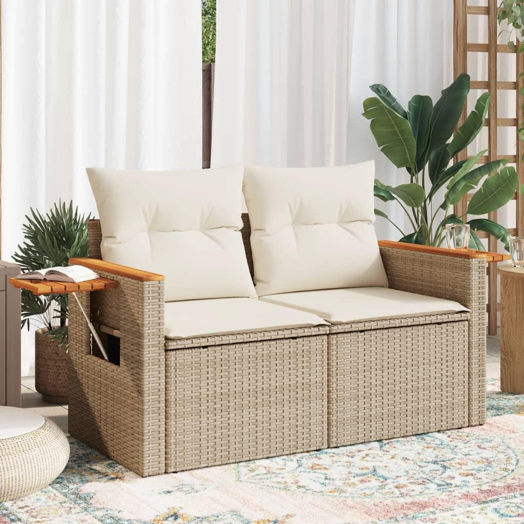 VidaXL Gartensofa poly-rattan  