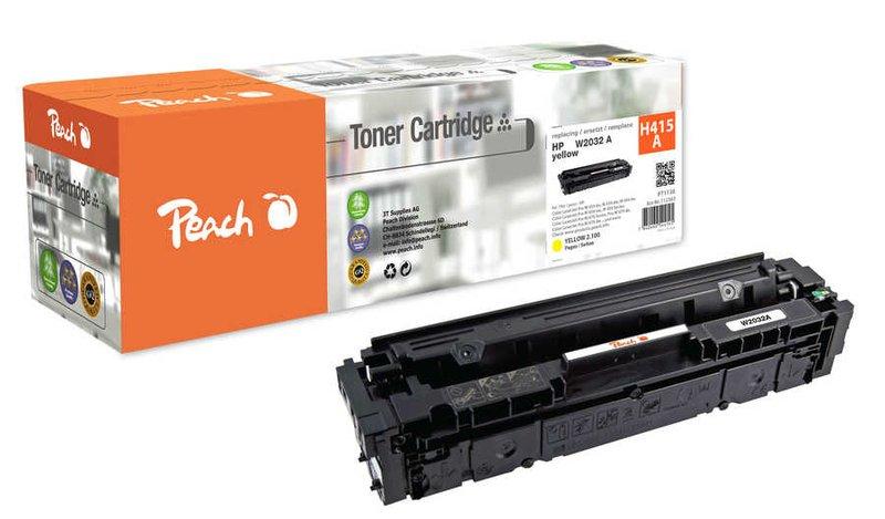 Peach  PT1138 Cartouche de toner 1 pièce(s) Compatible Jaune 