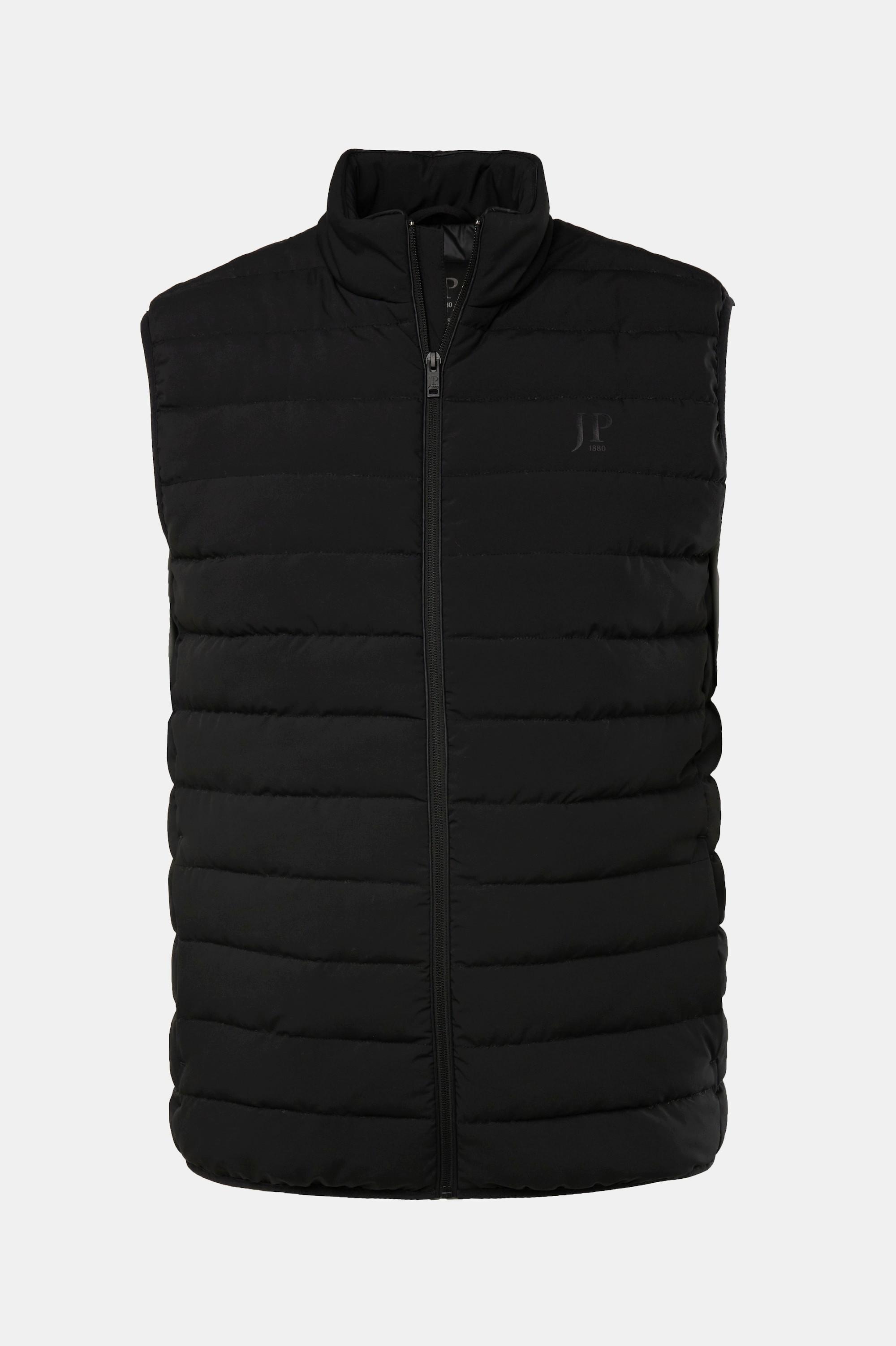 JP1880  Gilet trapuntato con piuma sintetica e collo alto, fino alla tg. 8XL 