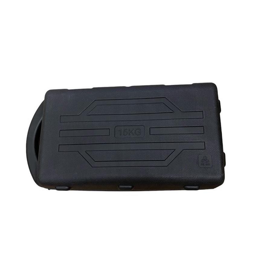 Gym Universe  Ensemble d'halt�res Chrome de 15 kg avec valise 