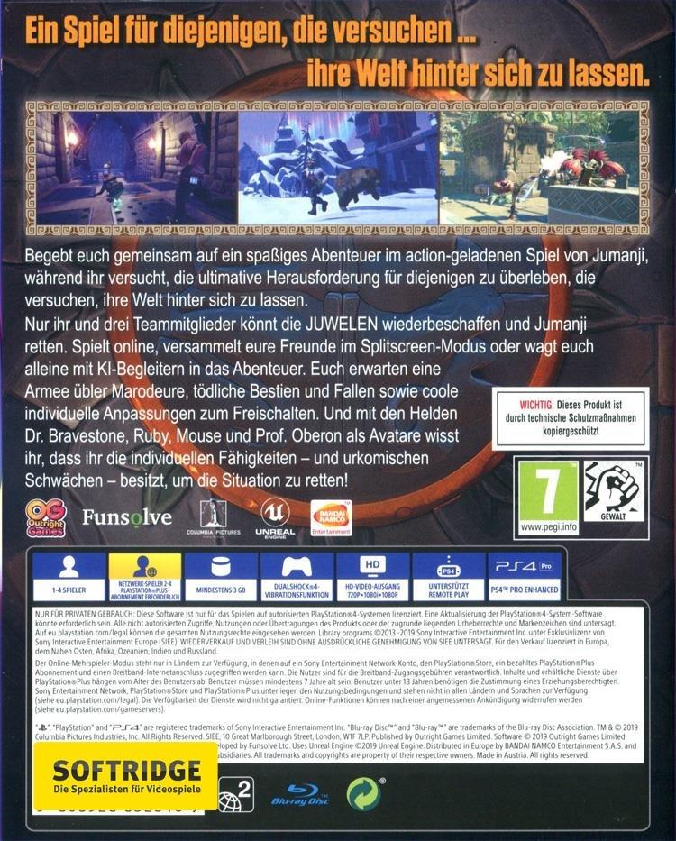 NAMCO BANDAI  Jumanji: Das Videospiel 