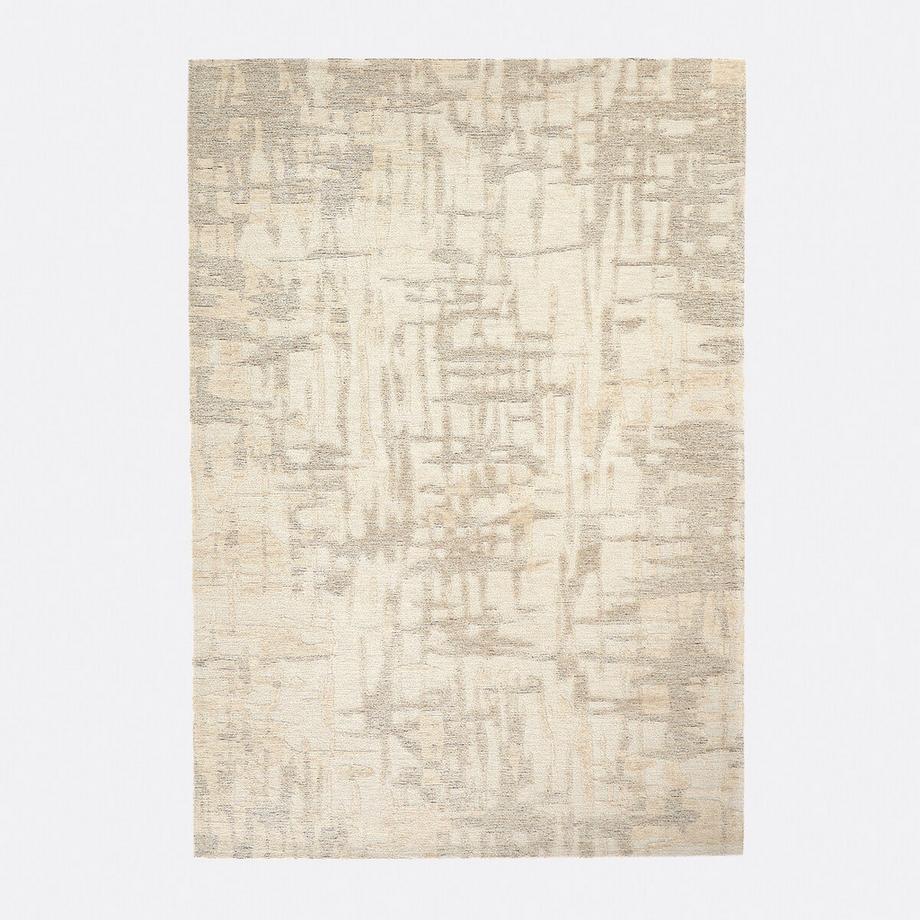 Flachwebteppich Aruni mit abstrakten Motiven