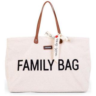 Childhome  Family Bag Wickeltasche          Teddy altweiss 
