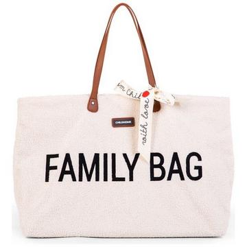 Family Bag Wickeltasche          Teddy altweiss