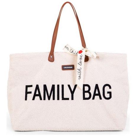 Childhome  Family Bag Wickeltasche          Teddy altweiss 
