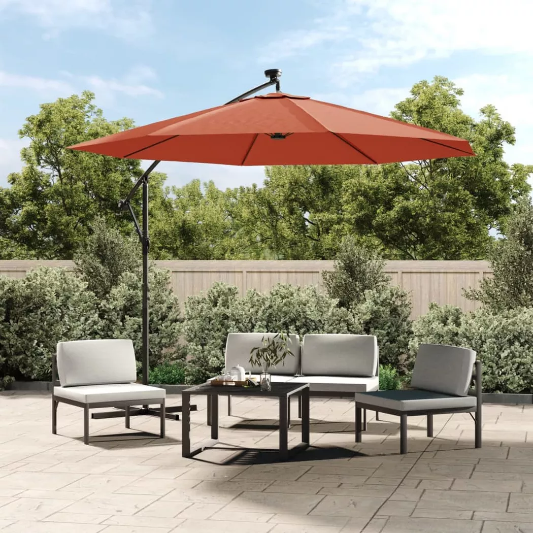 VidaXL - Sonnenschirm, One Size, Orange