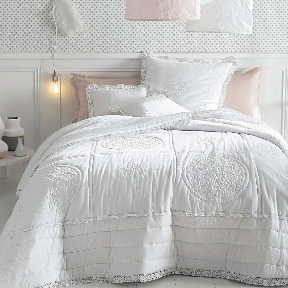 La Redoute Intérieurs Oyena Housse de Coussin Brodé à Volant  