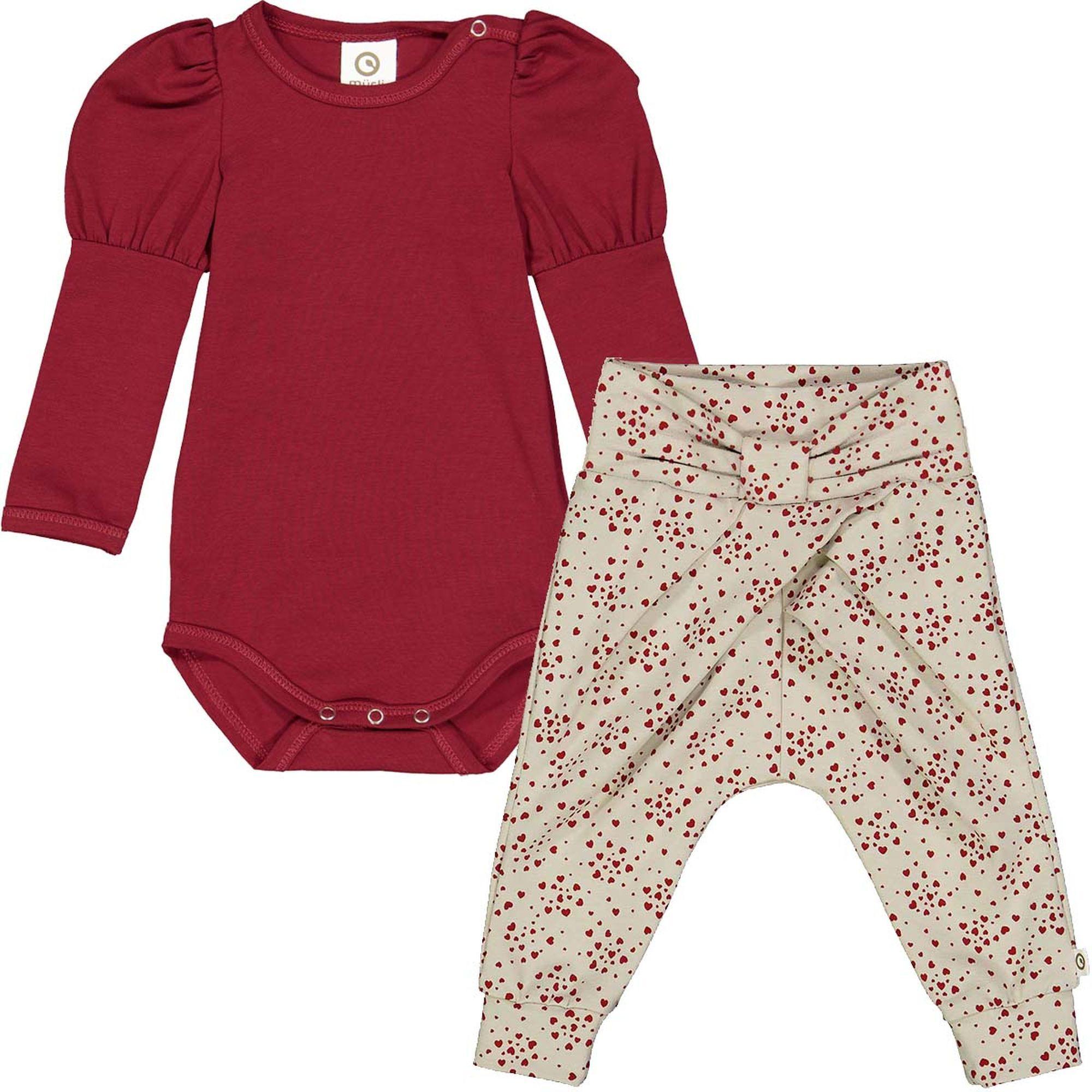 Müsli by Green Cotton  Set aus Langarmbody und Babyhose 