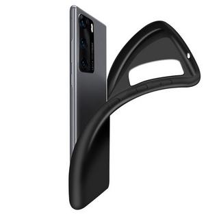 Avizar  Coque Huawei P40 fine en Silicone Noir 