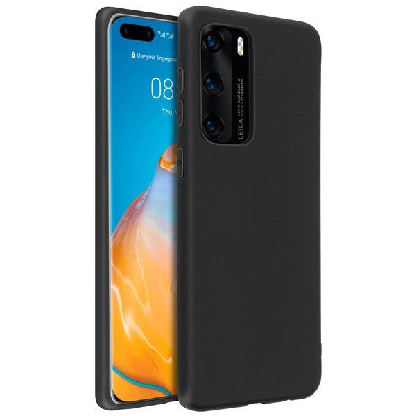 Avizar  Coque Huawei P40 fine en Silicone Noir 