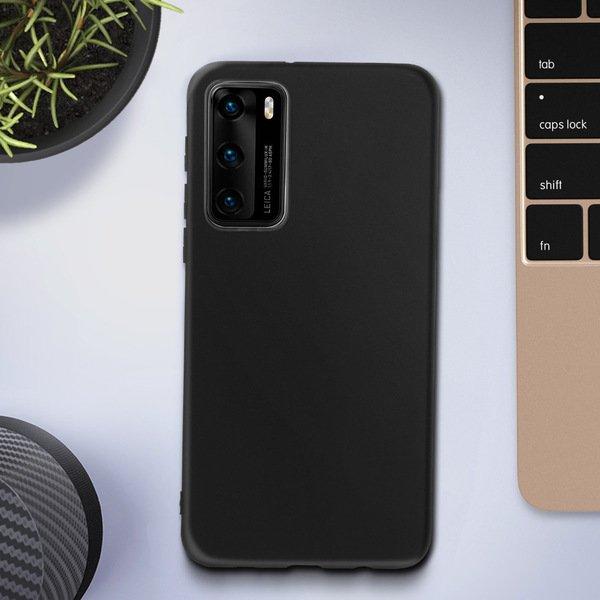 Avizar  Coque Huawei P40 fine en Silicone Noir 