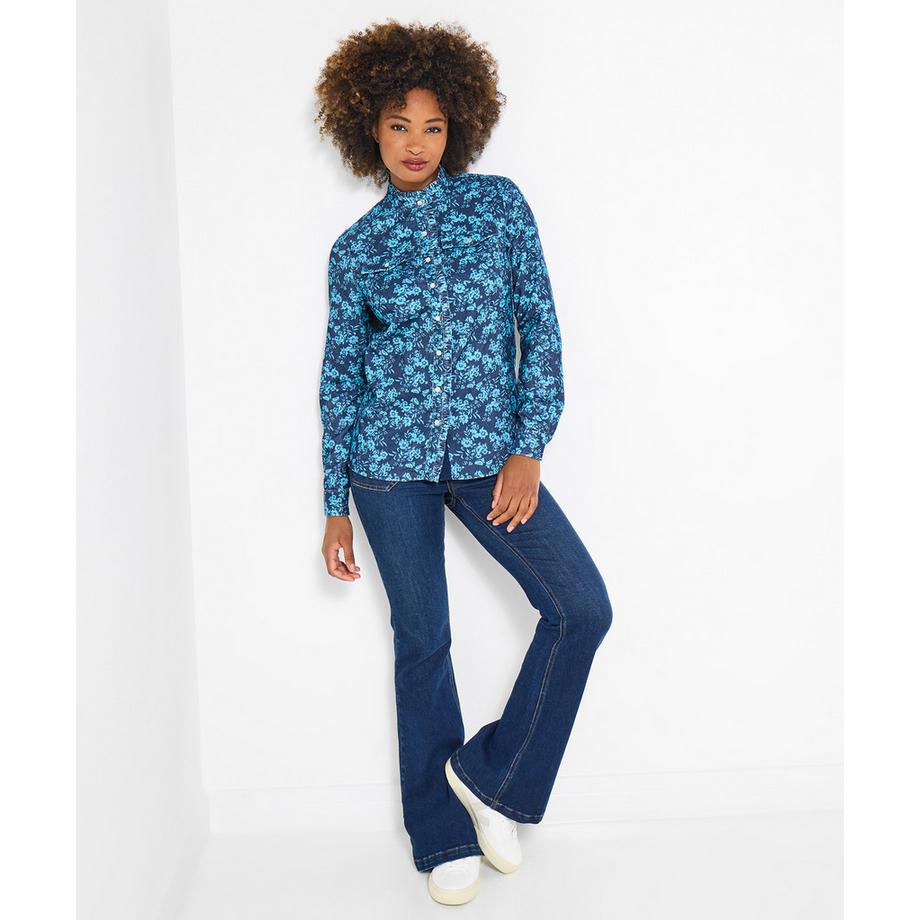 Joe Browns Camicetta in velluto a coste floreale ispirata al vintage  