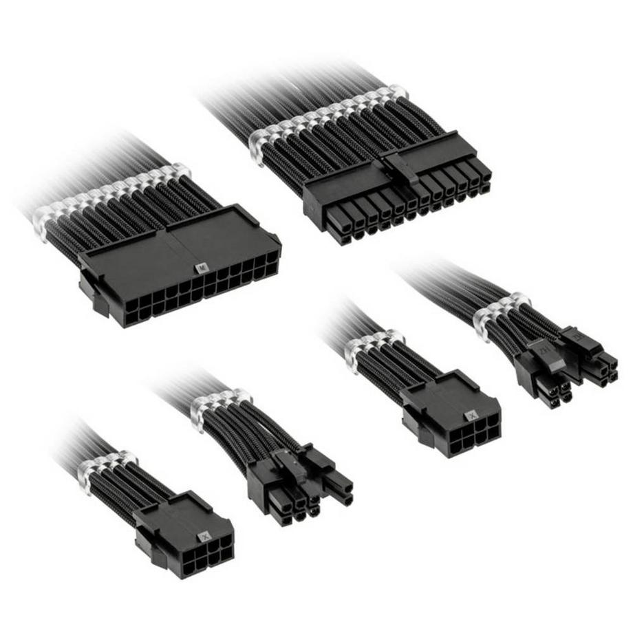Kolink  Core Standard Braided Cable Extension Kit - Jet Black 