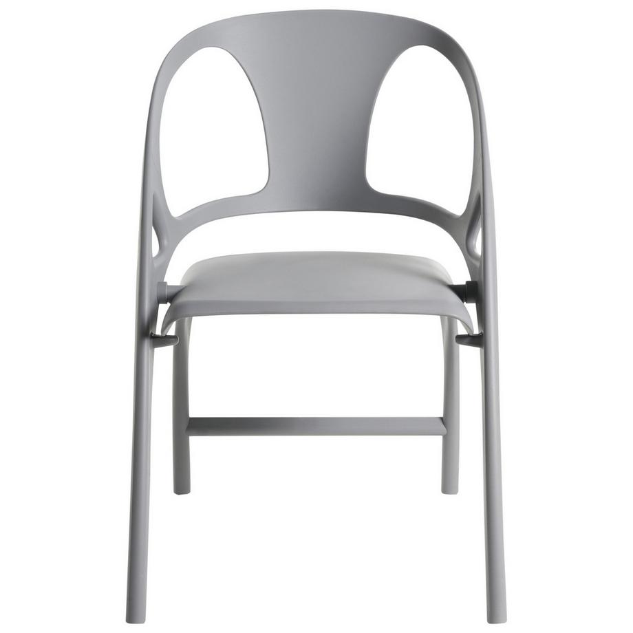 Beliani Gartenstuhl 4er Set aus Polypropylen  NEMI  