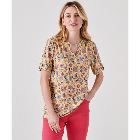 Damart  Blouse crêpe stretch fluide. 