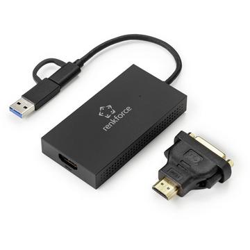 USB-Cᵀᴹ/A 3.0- auf 4K-HDMI-Grafikadapter