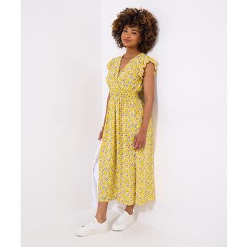 Sunshine Ditsy Floral Midi